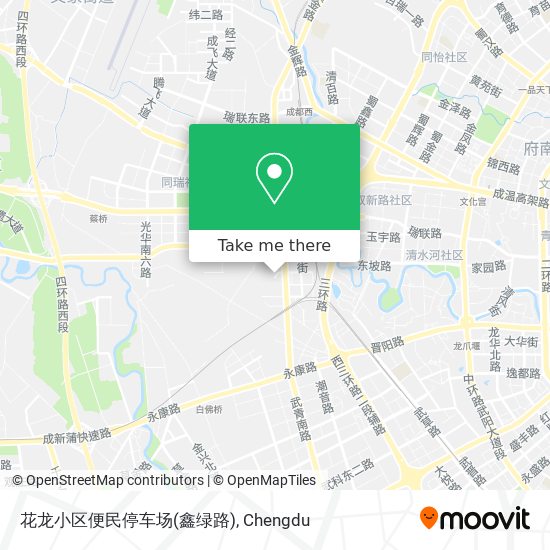 花龙小区便民停车场(鑫绿路) map