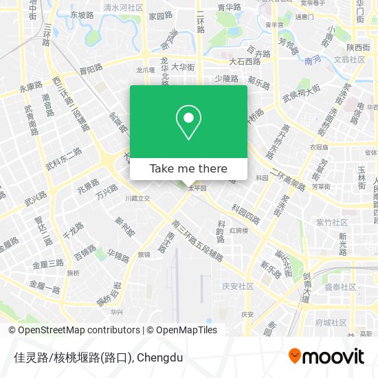 佳灵路/核桃堰路(路口) map