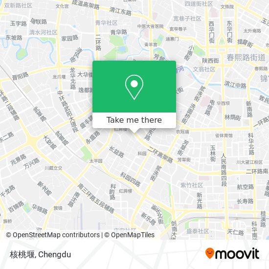 核桃堰 map