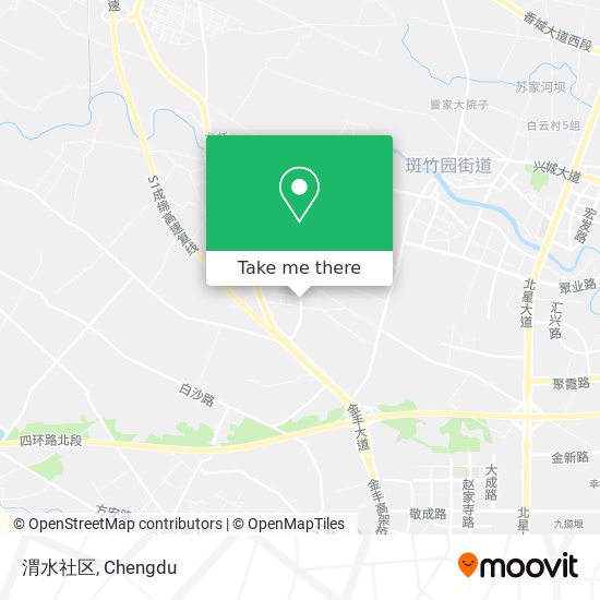 渭水社区 map