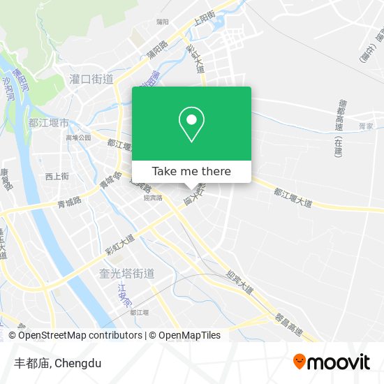 丰都庙 map