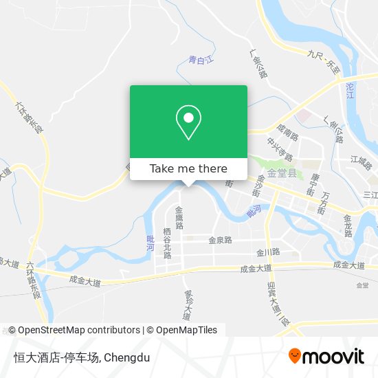 恒大酒店-停车场 map