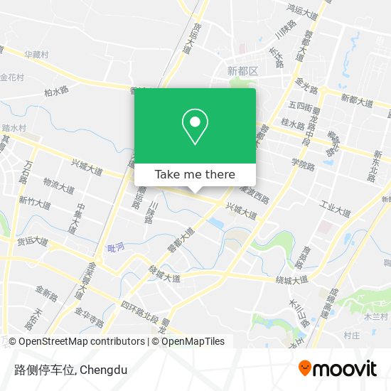 路侧停车位 map