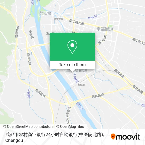成都市农村商业银行24小时自助银行(中医院北路) map