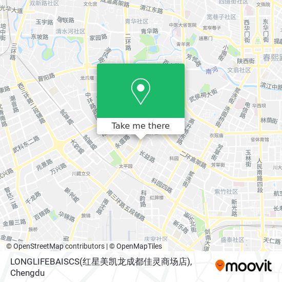 LONGLIFEBAISCS(红星美凯龙成都佳灵商场店) map