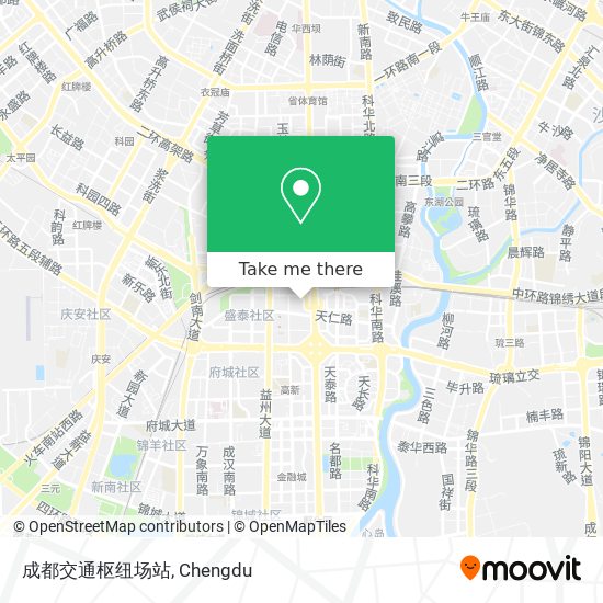 成都交通枢纽场站 map