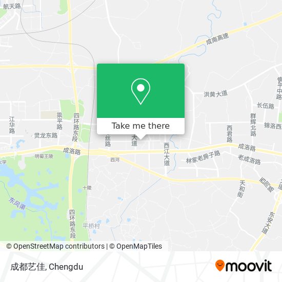 成都艺佳 map