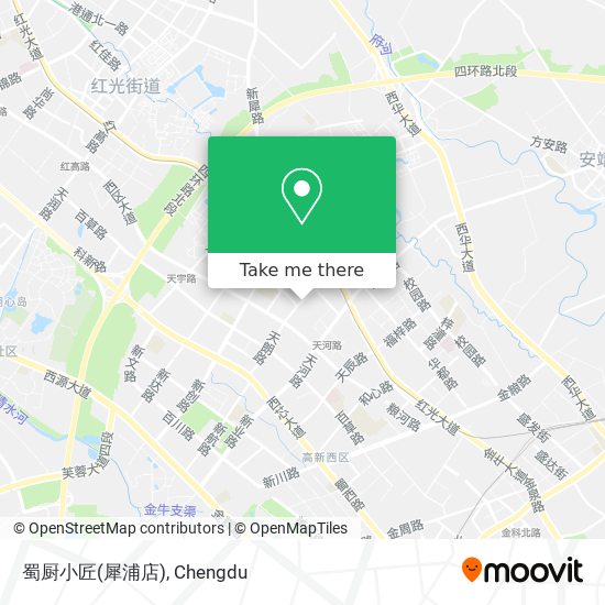 蜀厨小匠(犀浦店) map