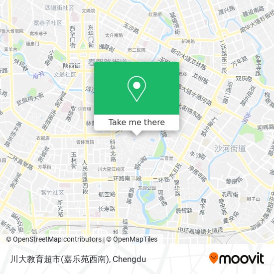 川大教育超市(嘉乐苑西南) map
