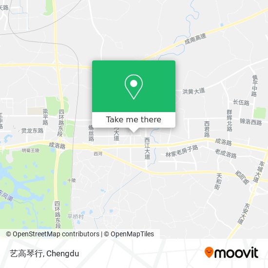 艺高琴行 map