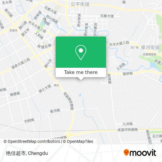 艳佳超市 map
