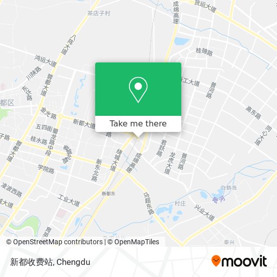 新都收费站 map
