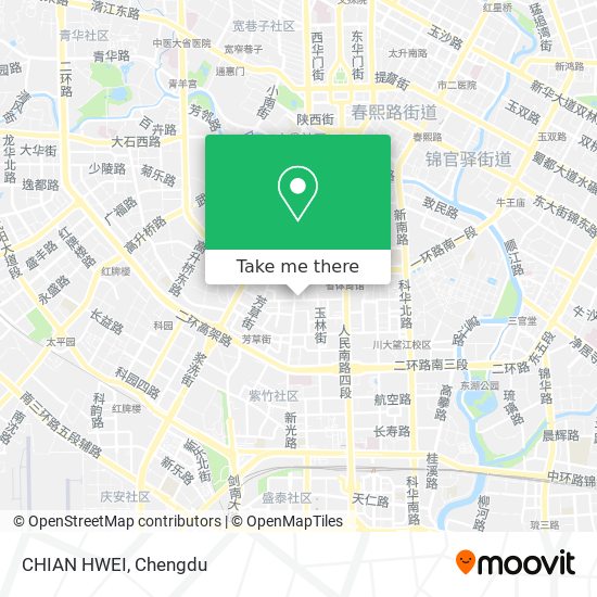 CHIAN HWEI map