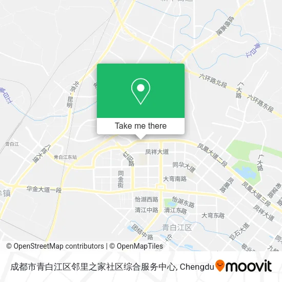 成都市青白江区邻里之家社区综合服务中心 map