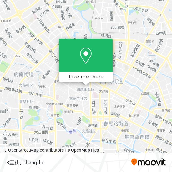 8宝街 map