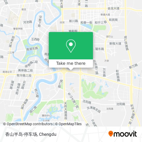 香山半岛-停车场 map