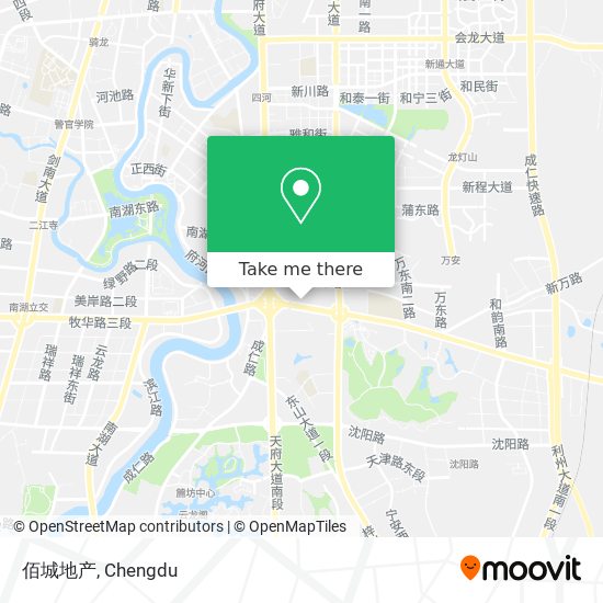 佰城地产 map