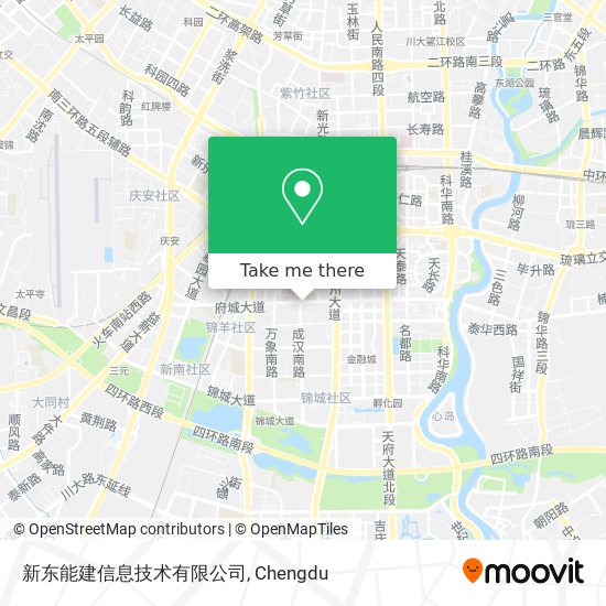 新东能建信息技术有限公司 map