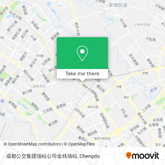 成都公交集团场站公司金炜场站 map