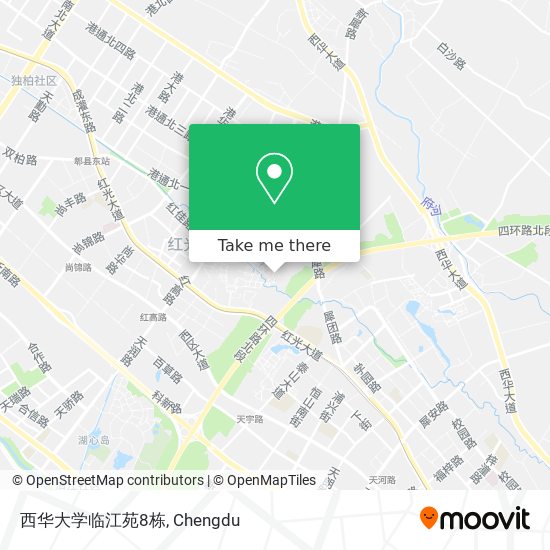 西华大学临江苑8栋 map