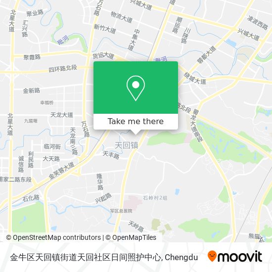 金牛区天回镇街道天回社区日间照护中心 map