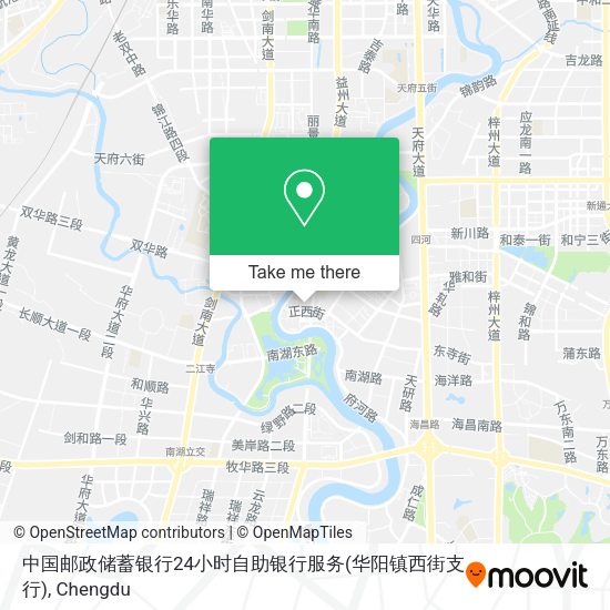 中国邮政储蓄银行24小时自助银行服务(华阳镇西街支行) map