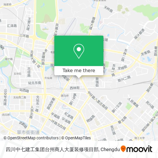 四川中七建工集团台州商人大厦装修项目部 map