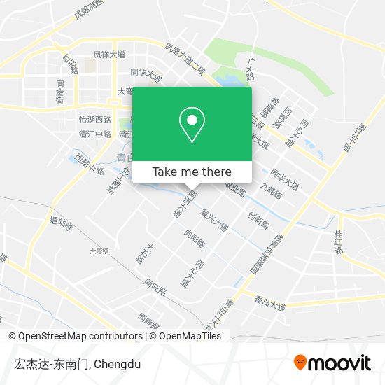 宏杰达-东南门 map