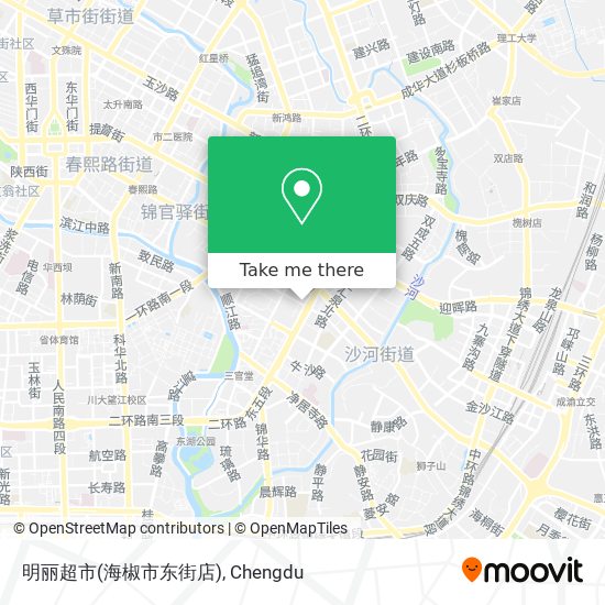 明丽超市(海椒市东街店) map