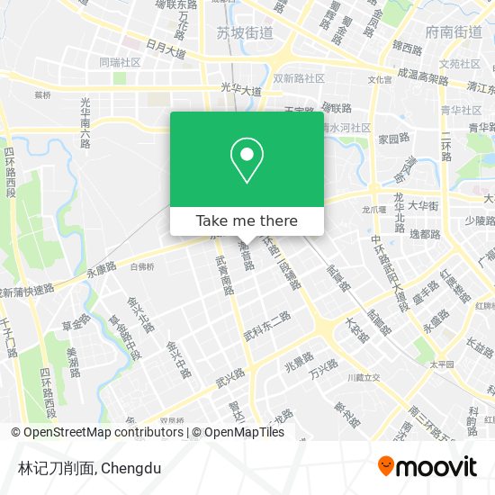 林记刀削面 map