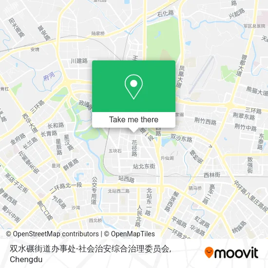 双水碾街道办事处-社会治安综合治理委员会 map