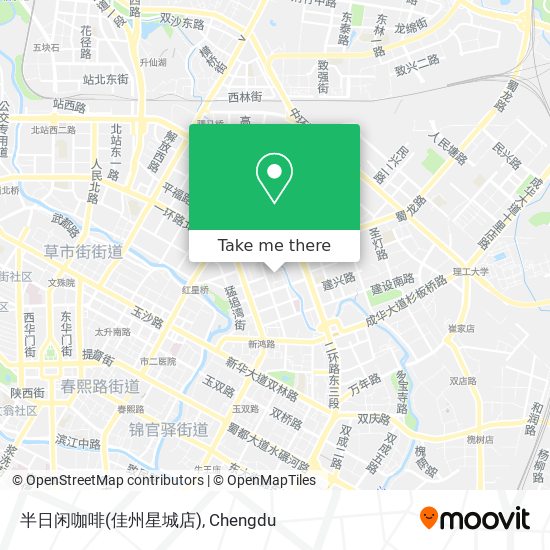 半日闲咖啡(佳州星城店) map