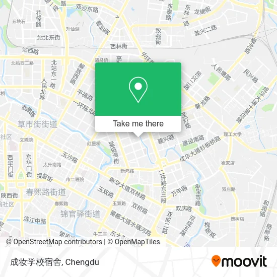 成妆学校宿舍 map