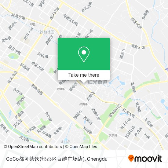 CoCo都可茶饮(郫都区百维广场店) map