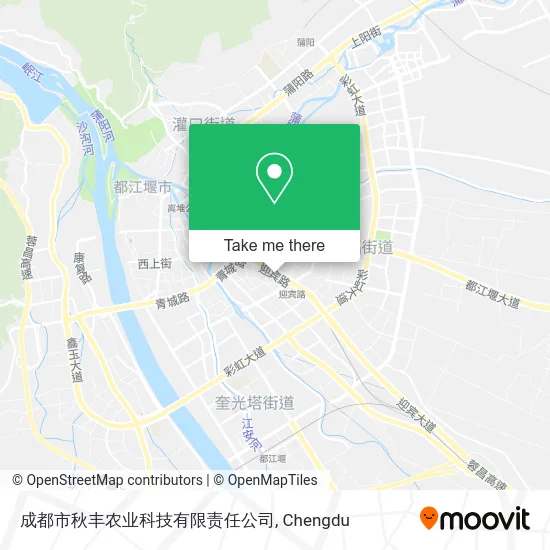 成都市秋丰农业科技有限责任公司 map
