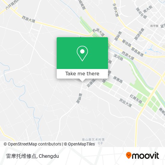 雷摩托维修点 map