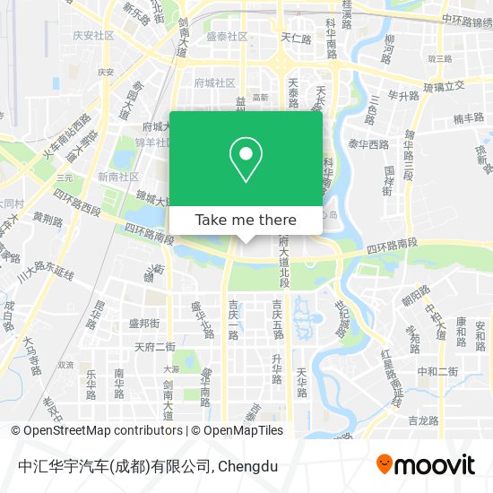 中汇华宇汽车(成都)有限公司 map
