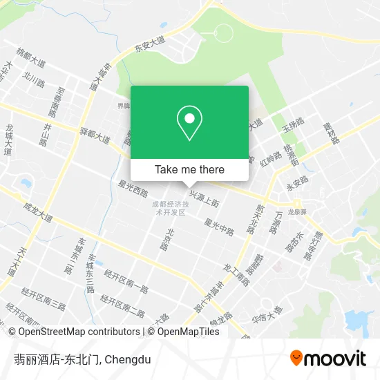翡丽酒店-东北门 map