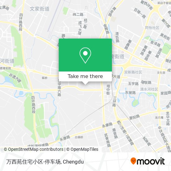 万西苑住宅小区-停车场 map