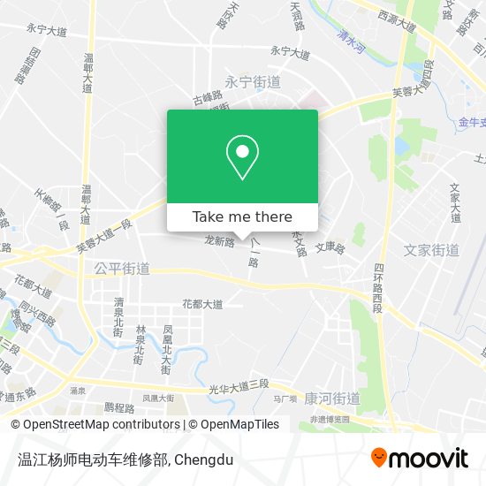 温江杨师电动车维修部 map