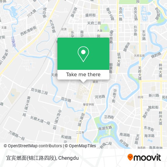 宜宾燃面(锦江路四段) map