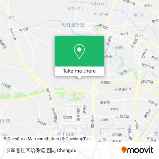 余家巷社区治保巡逻队 map