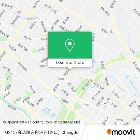 G213/高店路东段辅路(路口) map