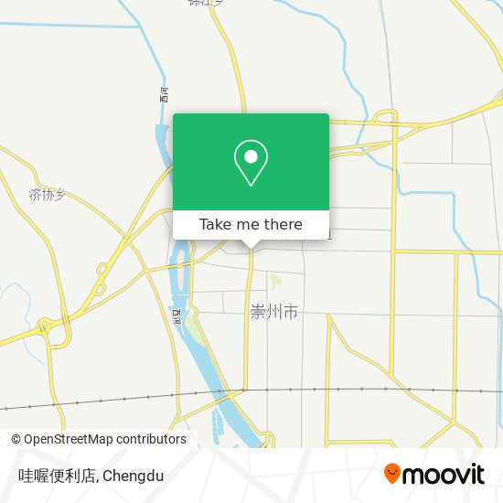 哇喔便利店 map
