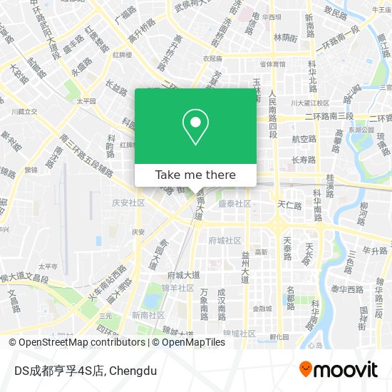 DS成都亨孚4S店 map