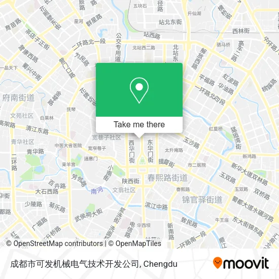 成都市可发机械电气技术开发公司 map