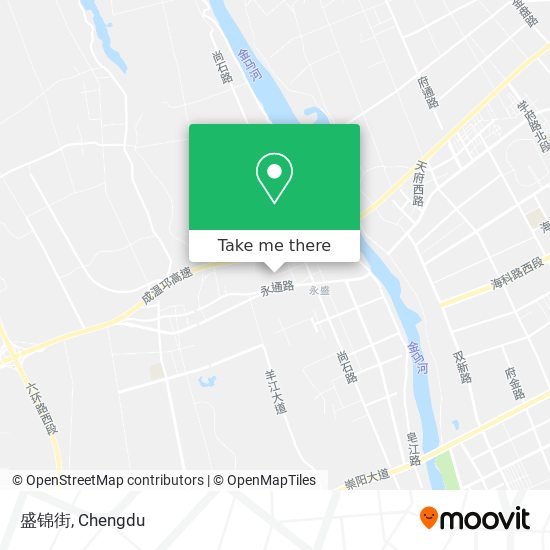 盛锦街 map