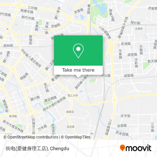 街电(爱健身理工店) map