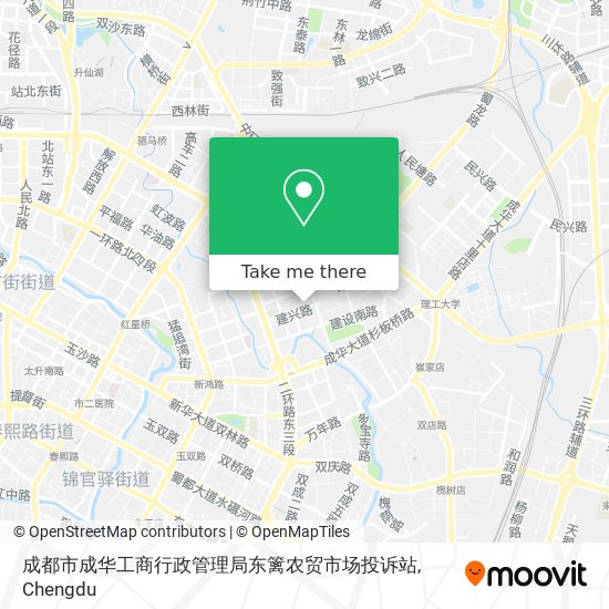 成都市成华工商行政管理局东篱农贸市场投诉站 map