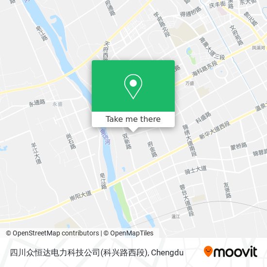 四川众恒达电力科技公司(科兴路西段) map